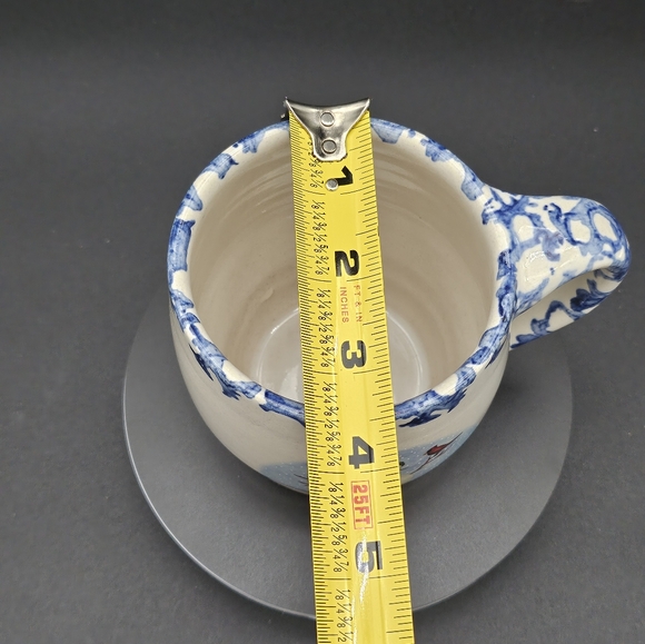 Marshall Texas Stoneware Pottery Mug Snowman Cardinal Broom Coffee Cup Cocoa Tea - Picture 8 of 8